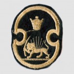 Lion and Sun on Mohammad Reza Pahlavi Era Military Badge Lion and Sun on Mohammad Reza Pahlavi Era Military Badge