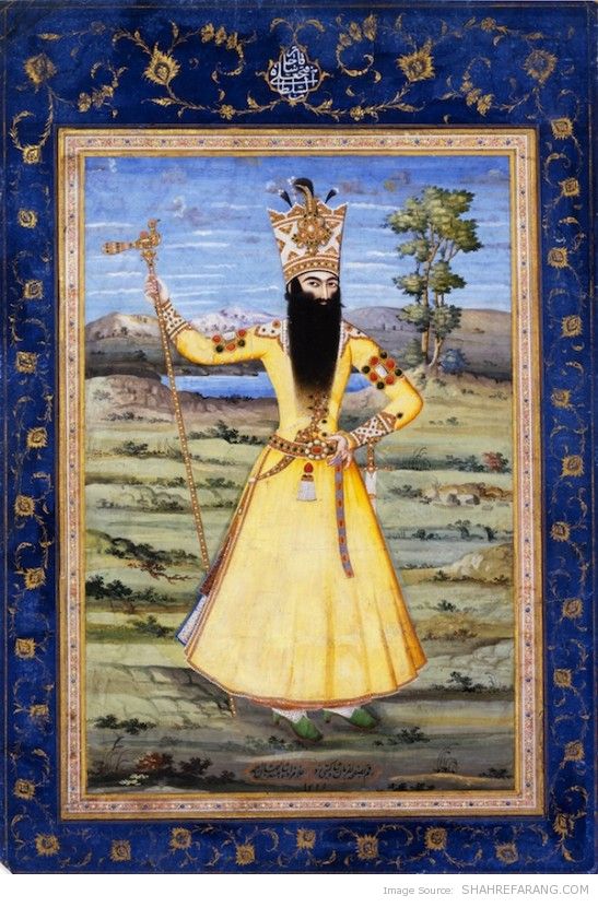 Fath-Ali Shah, by Ahmad Fath-Ali Shah, by Ahmad, 1811, The David Collection, Denmark