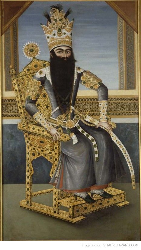 Fath-Ali Shah, c. 1800–1806, Musée du Louvre Fath-Ali Shah, c. 1800–1806, Musée du Louvre