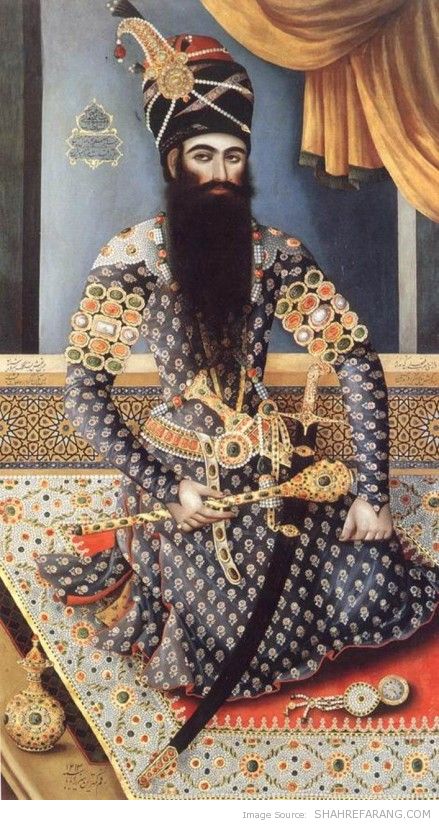 Fath-Ali Shah, by Mirza Baba, 1798-99 Fath-Ali Shah, by Mirza Baba, 1798-99