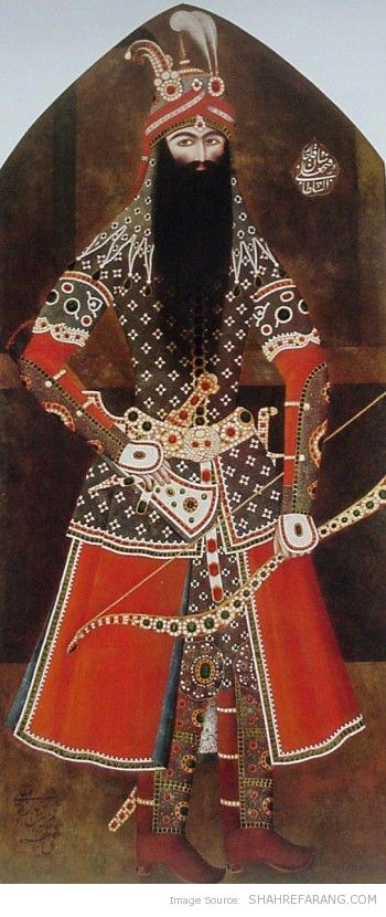 Fath-Ali Shah in Armor, by Mehr Ali, 1814-15, Smithsonian Institution Fath-Ali Shah in Armor, by Mehr Ali, 1814-15, Smithsonian Institution