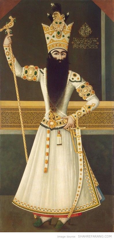FathAli Shah, by Mehr Ali FathAli Shah, by Mehr Ali, 1809-1810, Hermitage Museum