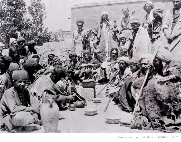 Dervishes, Photographer: Antoin Sevruguin, around 1901