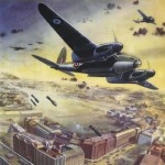 The Downfall of the Dictators is Assured. RAF planes carry out daily bombing raids on Berlin’s business centre. © IWM (Art.IWM PST 15025) The Downfall of the Dictators is Assured. RAF planes carry out daily bombing raids on Berlin’s business centre. © IWM (Art.IWM PST 15025) - دیکتاتورها شکست خواهند خورد