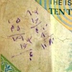 Defaced Iranian Banknote - اسكناس نوشته شده (3)