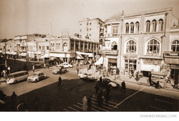 Lalezar and Istanbul Avenues intersection, Late 1950s Lalezar avenue, Late 1950s