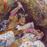 Rostam kills White Deev - نبرد رستم و دیو سفید