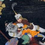 Rostam kills White Deev - نبرد رستم و دیو سفید