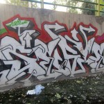 Graffiti on the canal walls in northwestern Tehran. October 2012. Graffiti on Tehran canal walls (18)