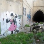 Graffiti on the canal walls in northwestern Tehran. October 2012. Graffiti on Tehran canal walls (23)