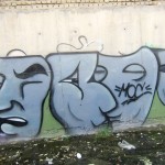 Graffiti on the canal walls in northwestern Tehran. October 2012. Graffiti on Tehran canal walls (24)