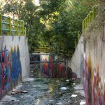 Graffiti on the canal walls in northwestern Tehran. October 2012. Graffiti on Tehran canal walls (32)