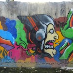 Graffiti on the canal walls in northwestern Tehran. October 2012. Graffiti on Tehran canal walls (37)