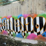 Graffiti on the canal walls in northwestern Tehran. October 2012. Graffiti on Tehran canal walls (42)