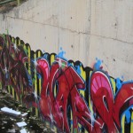 Graffiti on the canal walls in northwestern Tehran. October 2012. Graffiti on Tehran canal walls (44)