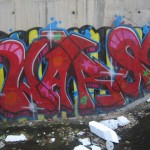 Graffiti on the canal walls in northwestern Tehran. October 2012. Graffiti on Tehran canal walls (45)