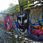 Graffiti on the canal walls in northwestern Tehran. October 2012. Graffiti on Tehran canal walls (48)