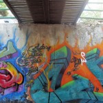 Graffiti on the canal walls in northwestern Tehran. October 2012. Graffiti on Tehran canal walls (49)