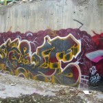 Graffiti on the canal walls in northwestern Tehran. October 2012. Graffiti on Tehran canal walls (54)