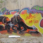 Graffiti on the canal walls in northwestern Tehran. October 2012. Graffiti on Tehran canal walls (58)