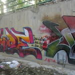 Graffiti on the canal walls in northwestern Tehran. October 2012. Graffiti on Tehran canal walls (67)