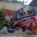 Graffiti on the canal walls in northwestern Tehran. October 2012. Graffiti on Tehran canal walls (68)