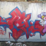 Graffiti on the canal walls in northwestern Tehran. October 2012. Graffiti on Tehran canal walls (71)