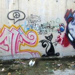 Graffiti on the canal walls in northwestern Tehran. October 2012. Graffiti on Tehran canal walls (74)