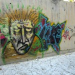 Graffiti on the canal walls in northwestern Tehran. October 2012. Graffiti on Tehran canal walls (75)