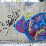 Graffiti on the canal walls in northwestern Tehran. October 2012. Graffiti on Tehran canal walls (76)