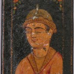 Iranian Laquer Playing Card, half 19th century Iranian Laquer Playing Card (Ganjifa)