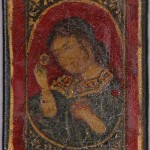 Iranian Laquer Playing Card, half 19th century Iranian Laquer Playing Card (Ganjifa)
