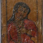 Iranian Laquer Playing Card, half 19th century Iranian Laquer Playing Card (Ganjifa)