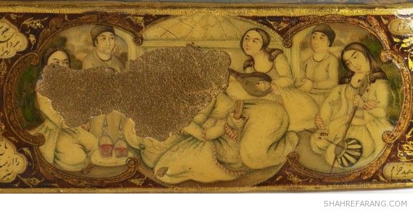 Pen Case with Scenes from the Haft Paykar